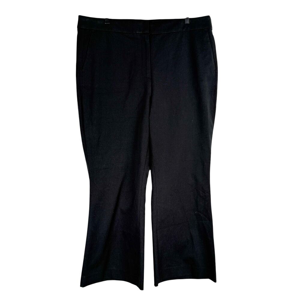 J.Crew Kelsey Pant Flare Black High Rise BG357 - 16